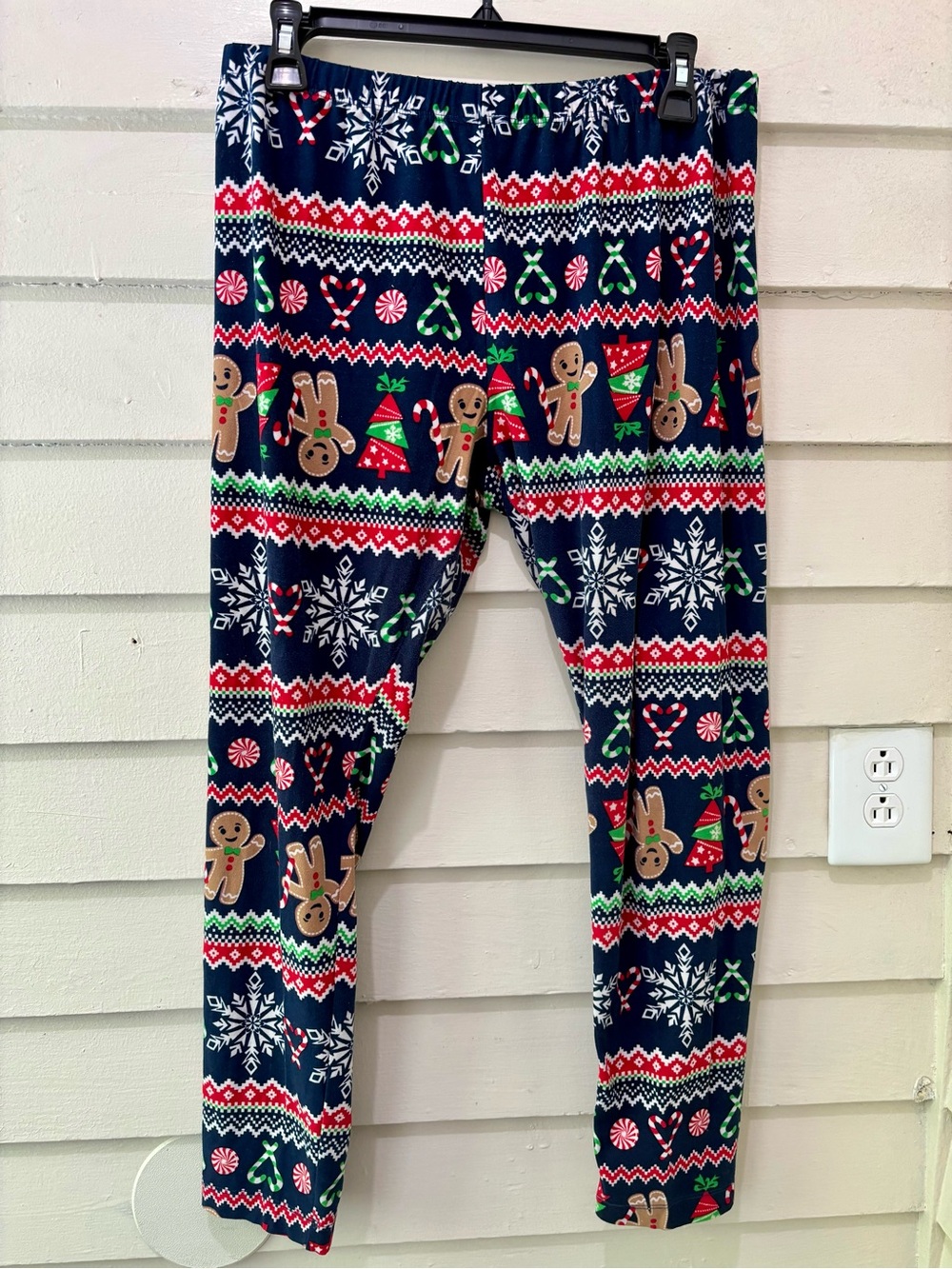 🔥5 for $25🔥 Christmas Holiday Fair Isle Tacky Christmas Sweater Party Leggings